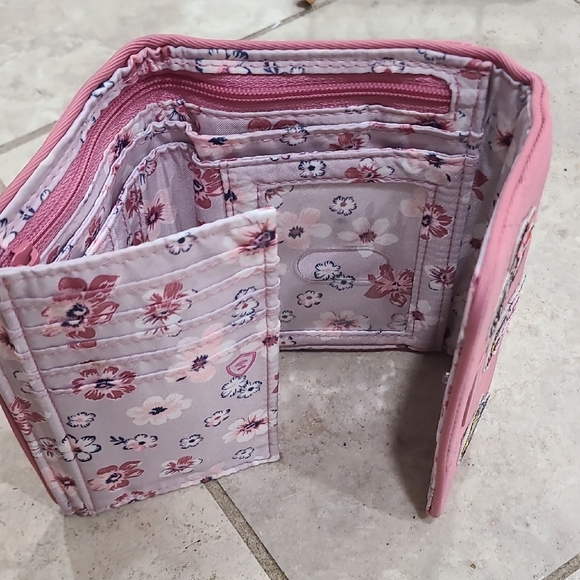 Vera Bradley Pink Quilted Wallet with Disney Characters - Picture 14 of 14
